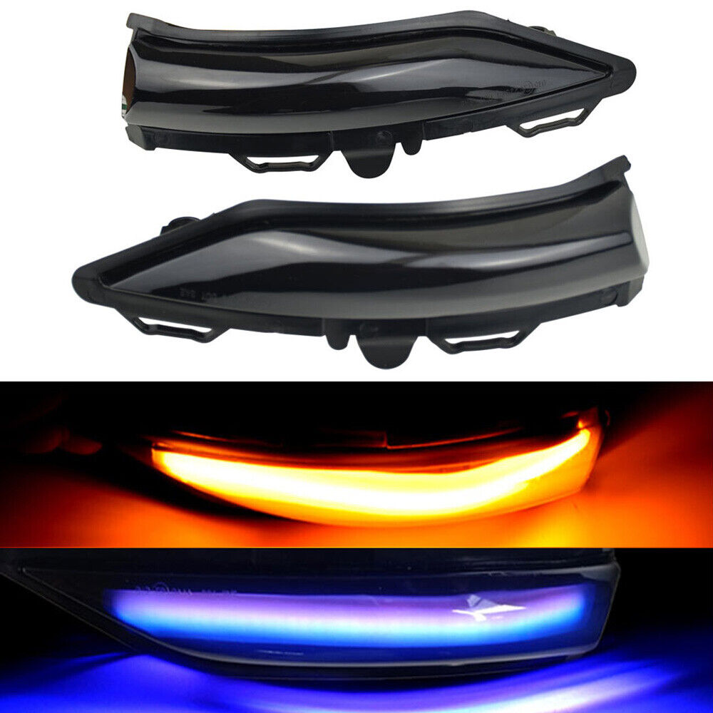 new Car LED Turn Signal Light Left and Right Side Mirror Indicator for Ford Fiesta MK8