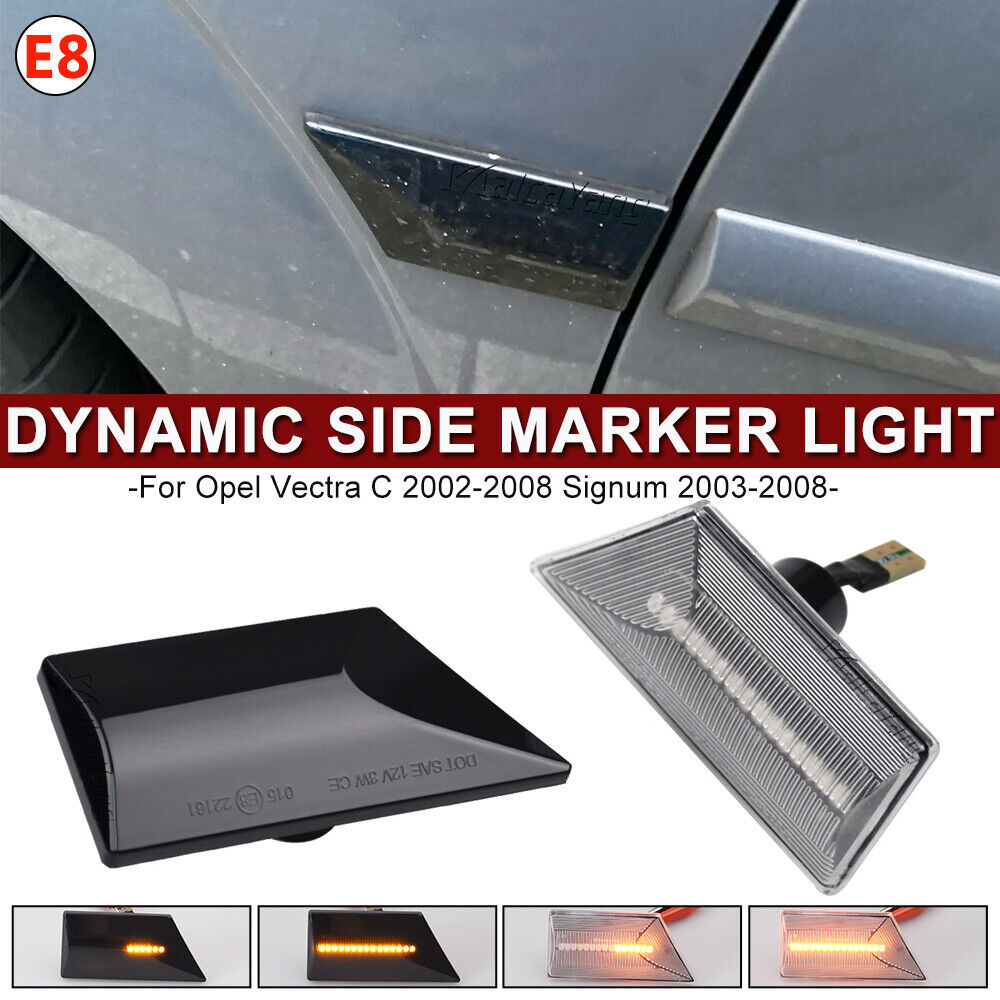 New LED Sequential Side Marker Light for Opel Signum 2003-2008