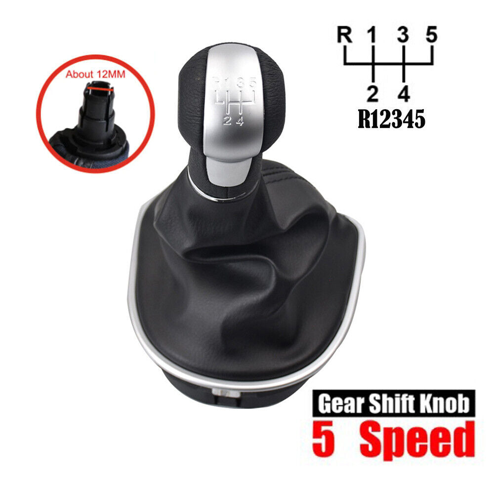 Gear Shift Knob Lever Shifter Cover For Seat Leon II Toledo