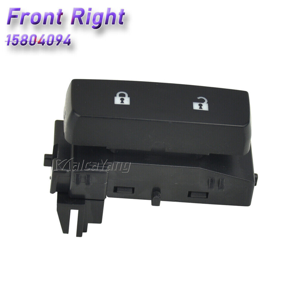 Front Right Side Power Door Lock Switch For Chevrolet Silverado GMC 15804094