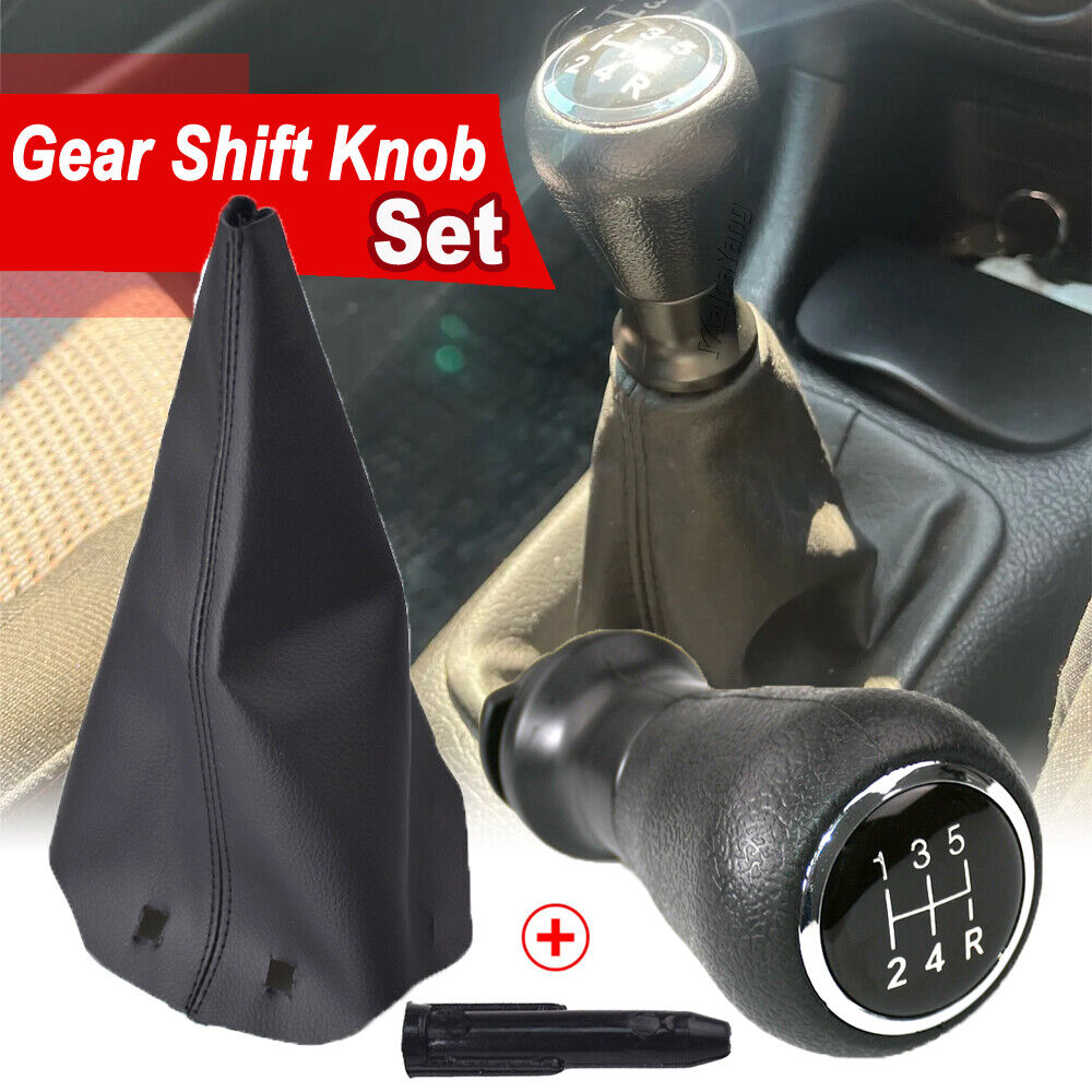 Citroen C2 Black Gear Shift Knob Shift Boot 5 Speed