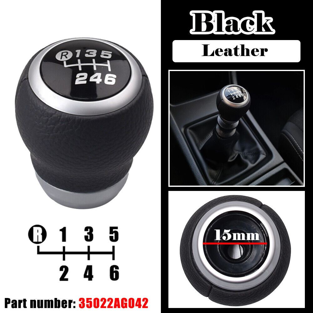 new 6 Speed Gear Shift Knob For Subaru Outback Legacy Forester Impreza 2009-2018