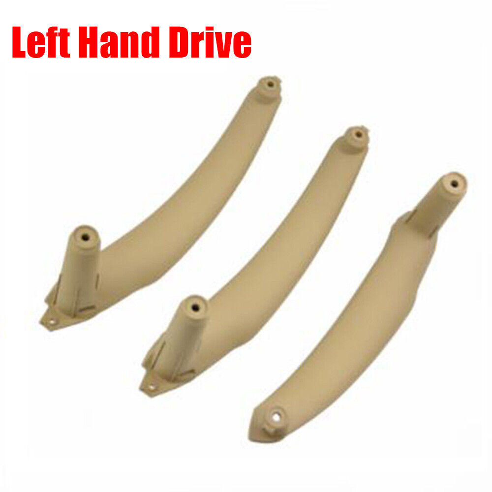 New beige left-hand drive for 2007-2014 BMW X6 E71 inner door panel handle pull trim