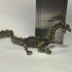 Brass Dragon Statue Animal Statue Toy Home Office Decor