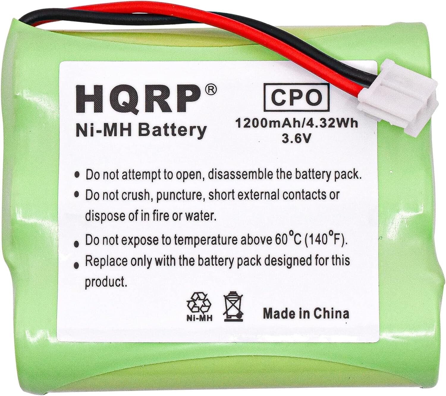 new Battery Replacement for General Electric GE 5-2459 52459, GE 5-2548 52548