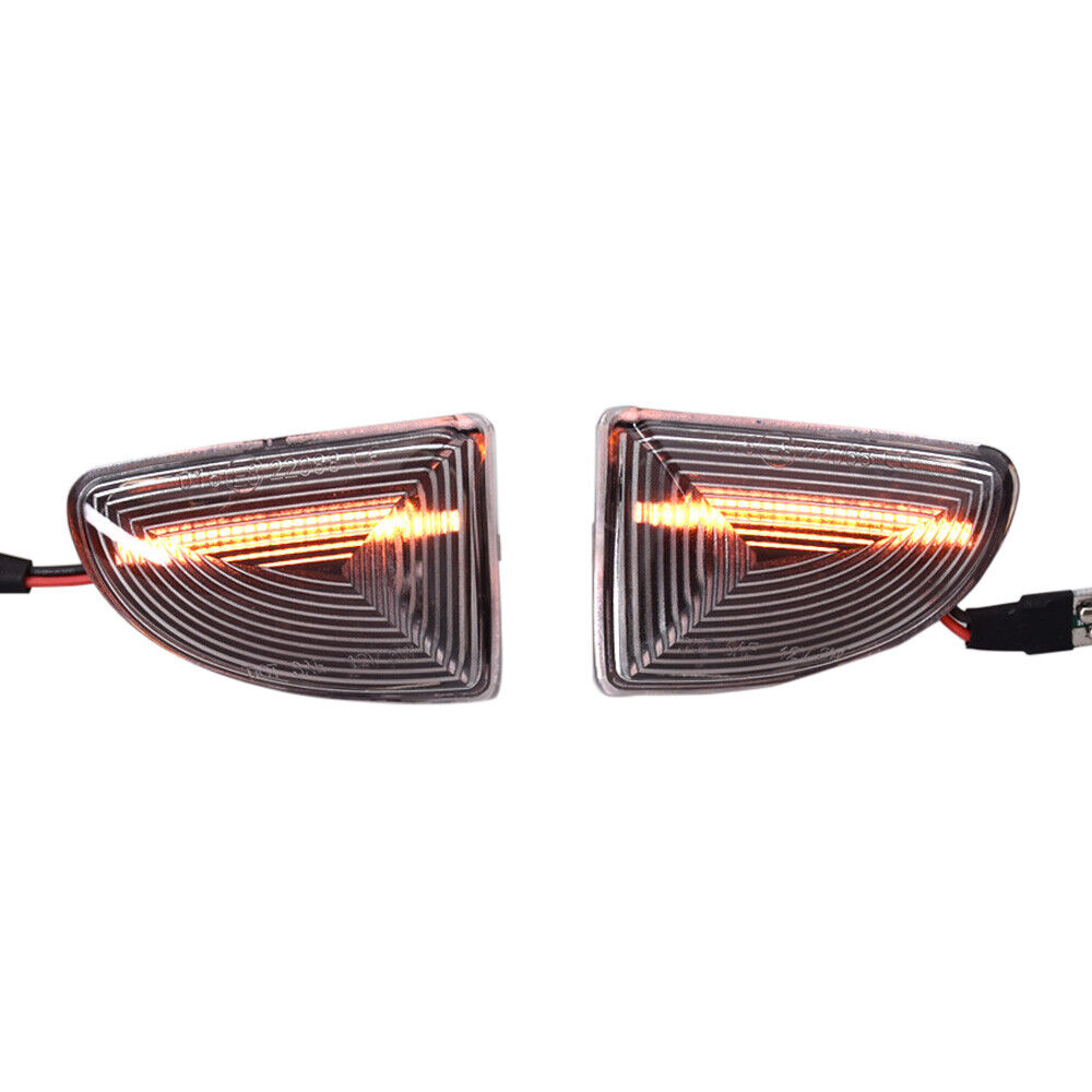 Clear Sequential LED Fender Side Marker Light For Mercedes-Benz Smart Fortwo