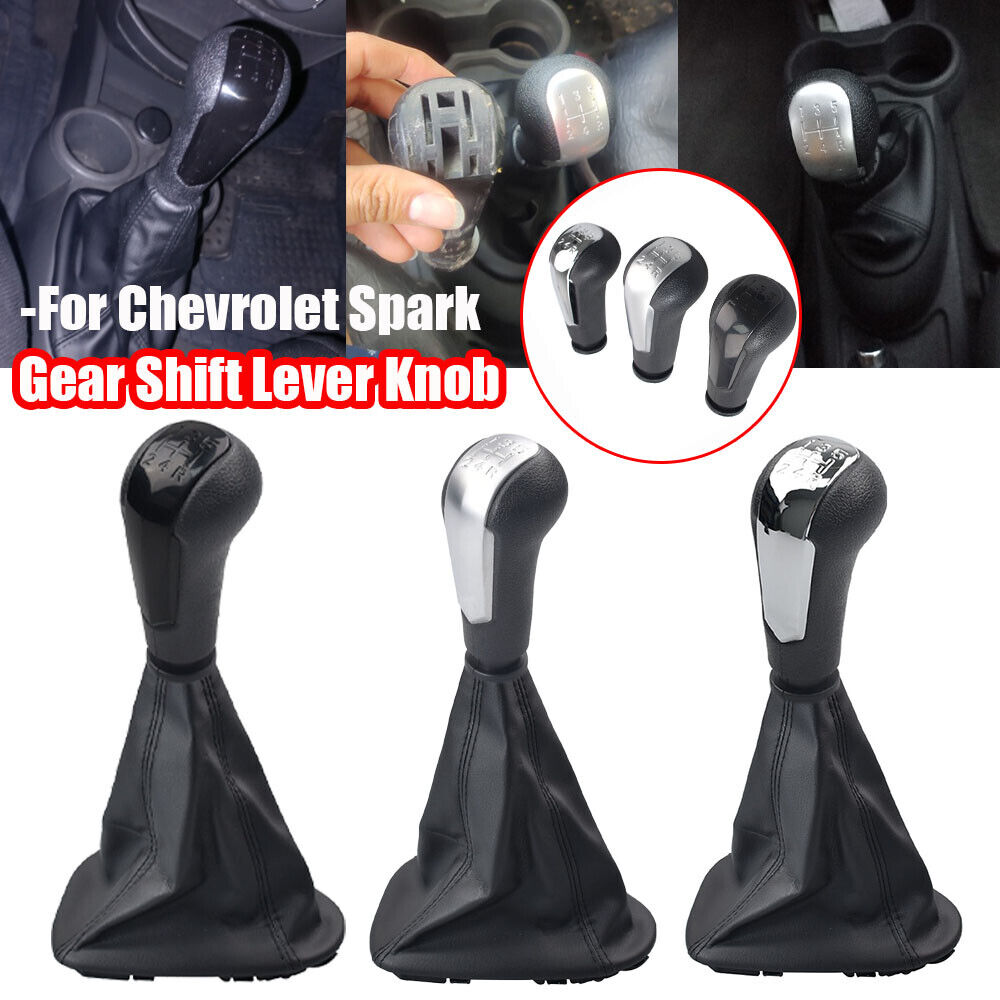 5 Speed Gear Shift Stick Knob Gaiter Boot Cover For Chevrolet Spark 2011-2016