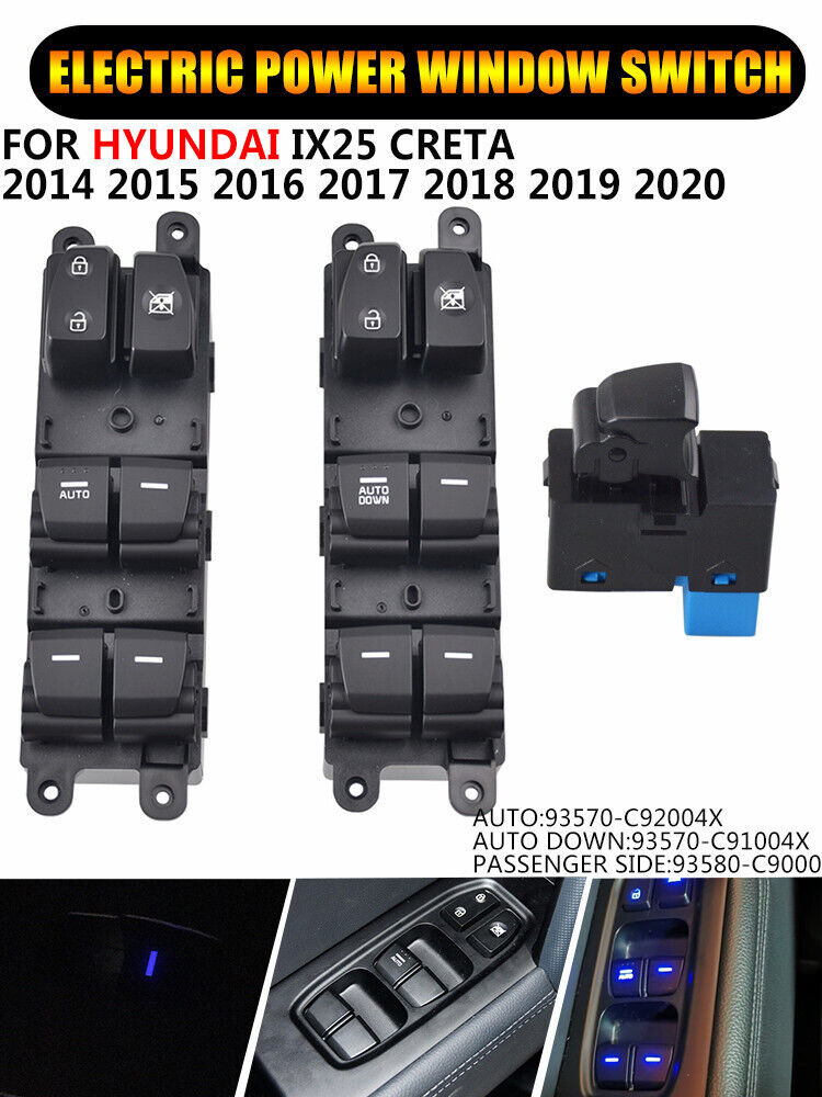 Hyundai IX25 Creta Front Window Control Switch Driver/Passenger Side Car Front Window Control Switch