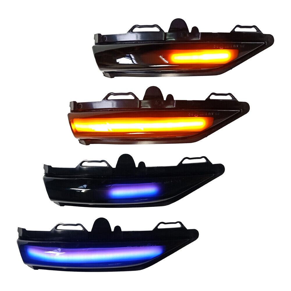 new Car LED Turn Signal Light Left and Right Side Mirror Indicator for Ford Fiesta MK8