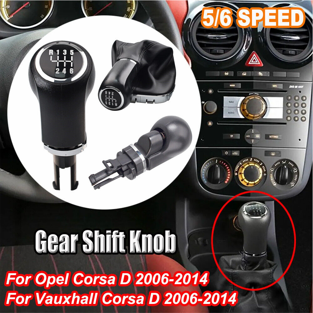 new Gear Shift Knob for Opel/Vauxhall Corsa D (2006-2014)