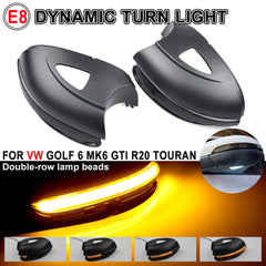 Volkswagen Golf 6 MK6 Rear Mirror Amber Turn Signal LED Lamp