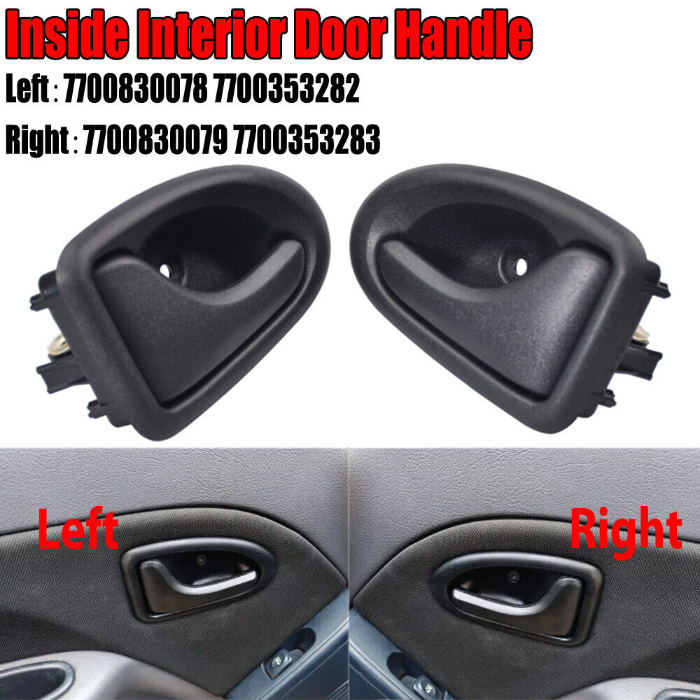 Black Inner Door Handles for Renault Megane Master