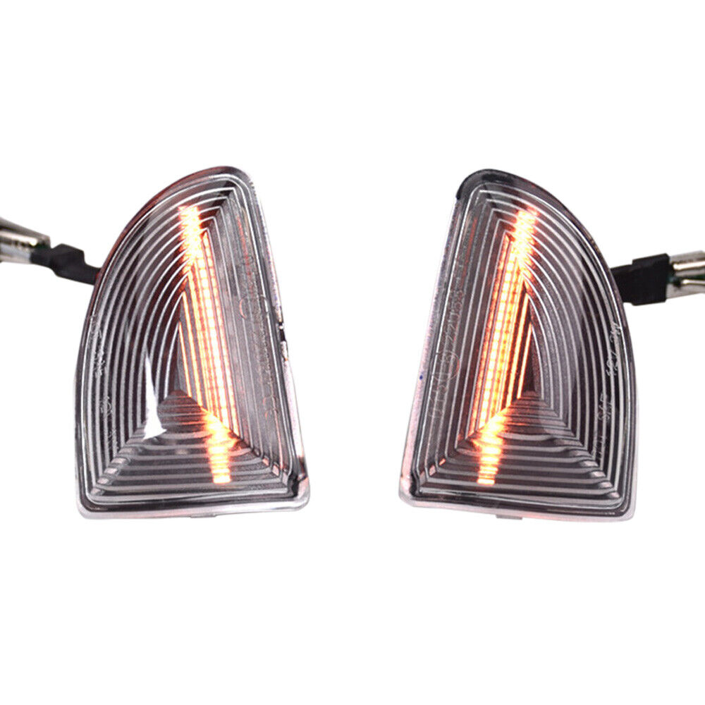 Clear Sequential LED Fender Side Marker Light For Mercedes-Benz Smart Fortwo