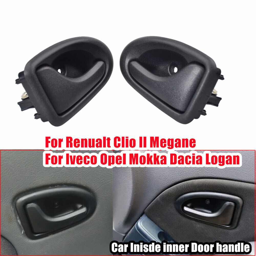 Black Inner Door Handles for Renault Megane Master