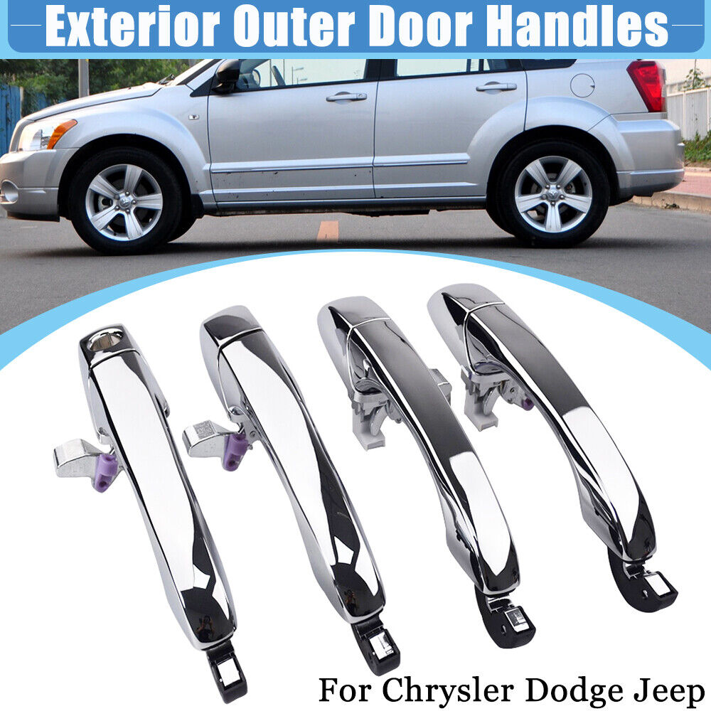 4-Piece Chrome Door Handle for Dodge Avenger Caravan