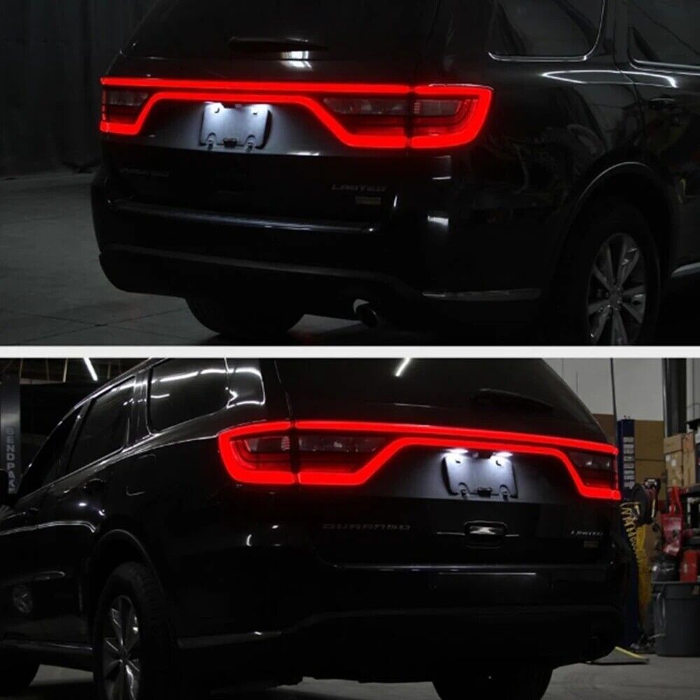 Dodge Durango Citadel 2x LED License Plate Light Lamps for 2014-2021 Vehicles