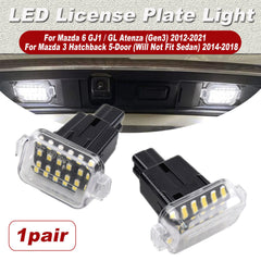 Mazda 6 2014-2018 LED License Plate Light