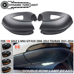 Volkswagen Golf 6 MK6 Rear Mirror Amber Turn Signal LED Lamp