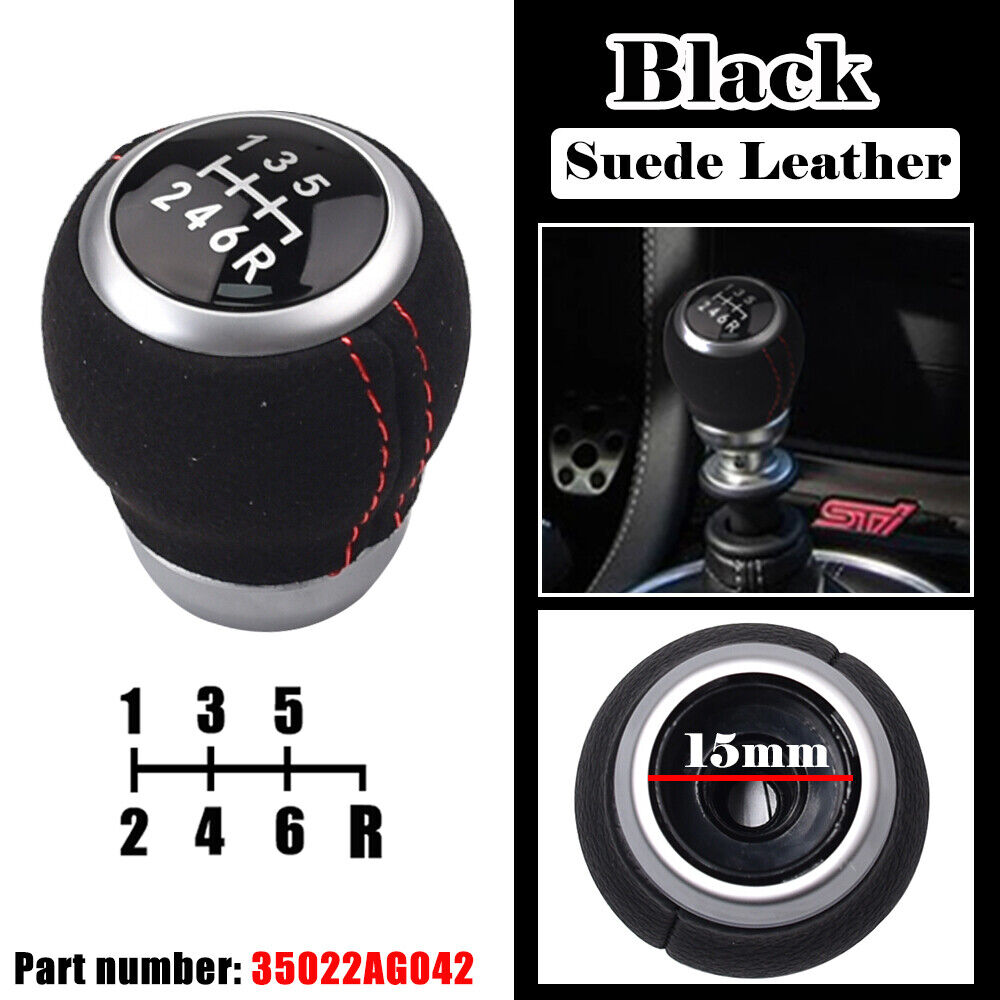 new 6 Speed Gear Shift Knob For Subaru Outback Legacy Forester Impreza 2009-2018