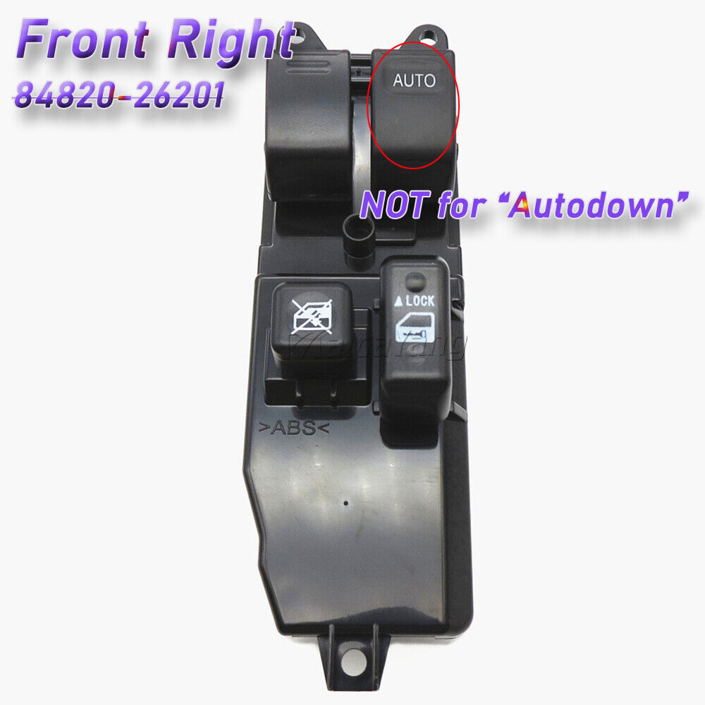 Toyota Hiace KDH2 Front Right Power Window Master Switch