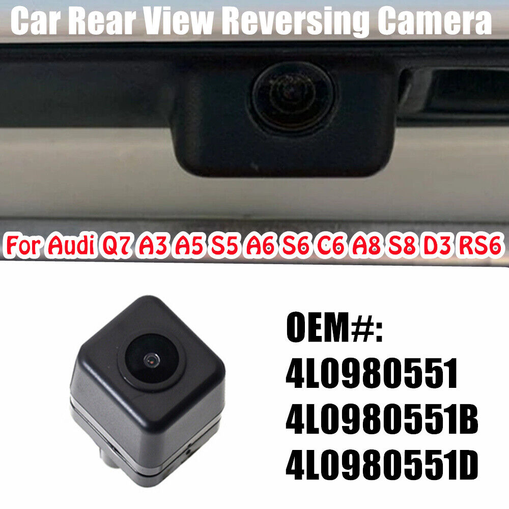 Car Trunk Handle Rear View Reverse Camera Audi Q7 A6 A6L C6 A8 D3