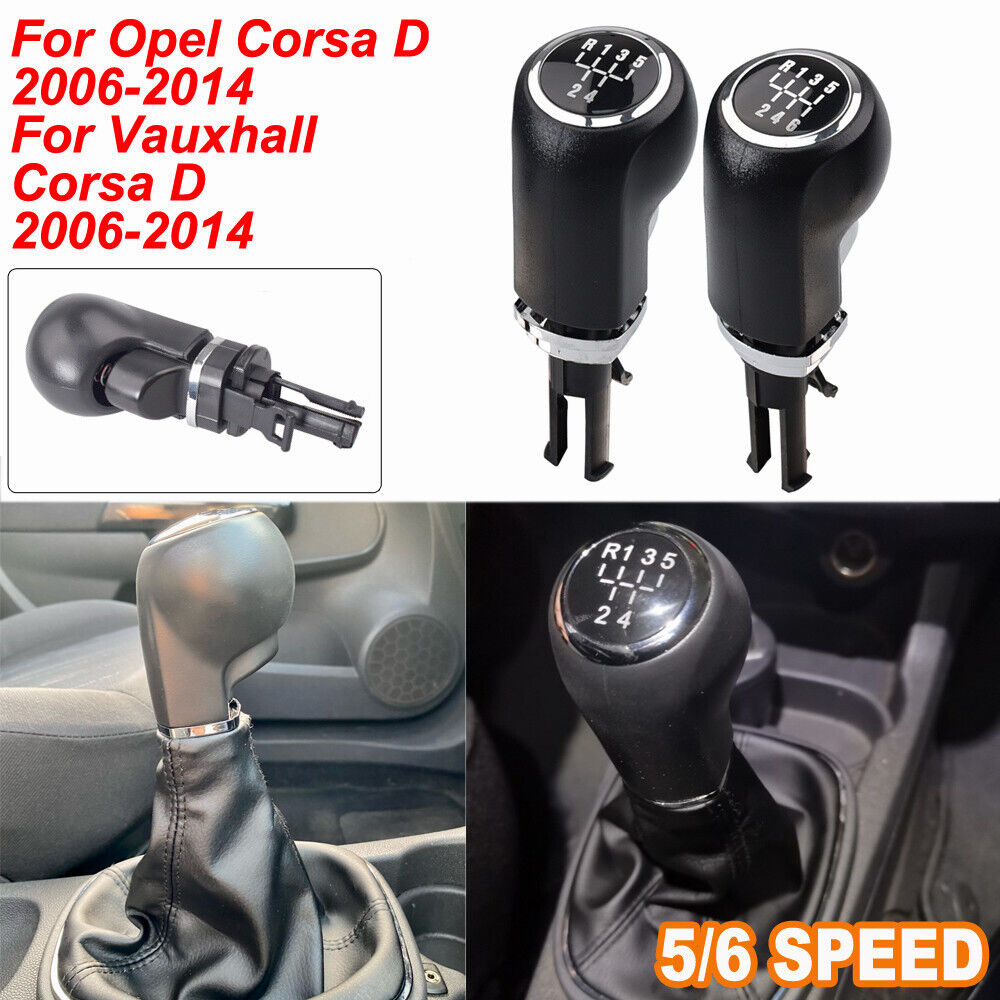 new Gear Shift Knob for Opel/Vauxhall Corsa D (2006-2014)