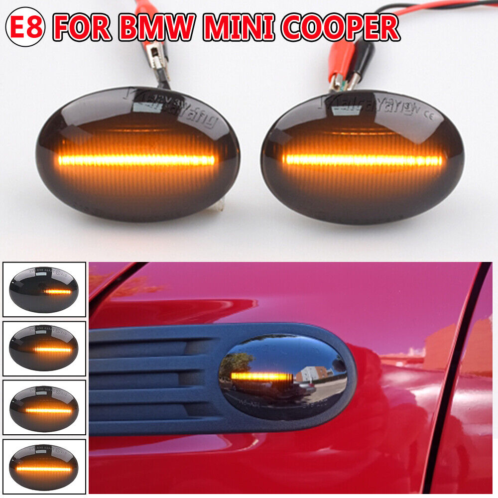 New CL-R56-LSM-SM LED Sequential Side Marker Light for 2007-2013 BMW Mini Cooper R56