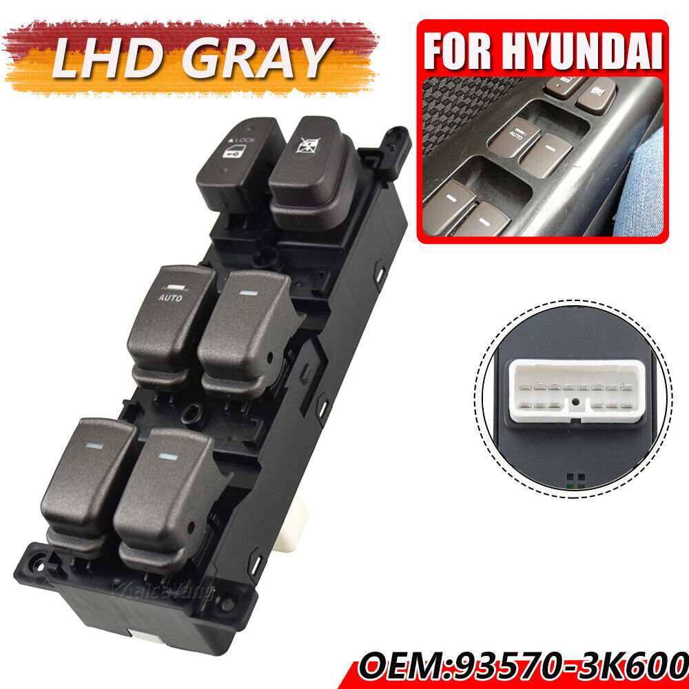 Front Left Side Power Window Switch for Hyundai Sonata 2008-2010