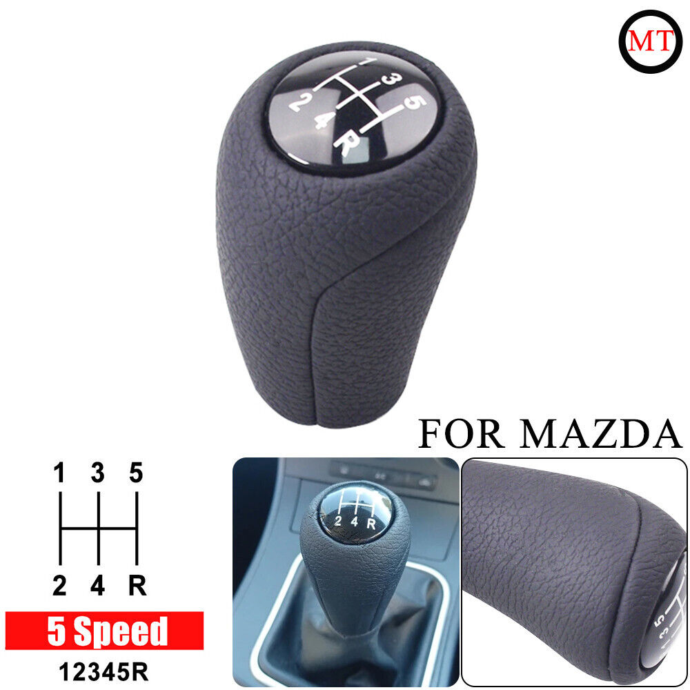 Mazda 3 5/6-Speed Manual Gear Shifter Knob, Black - 2006-2012 CX-7 ER