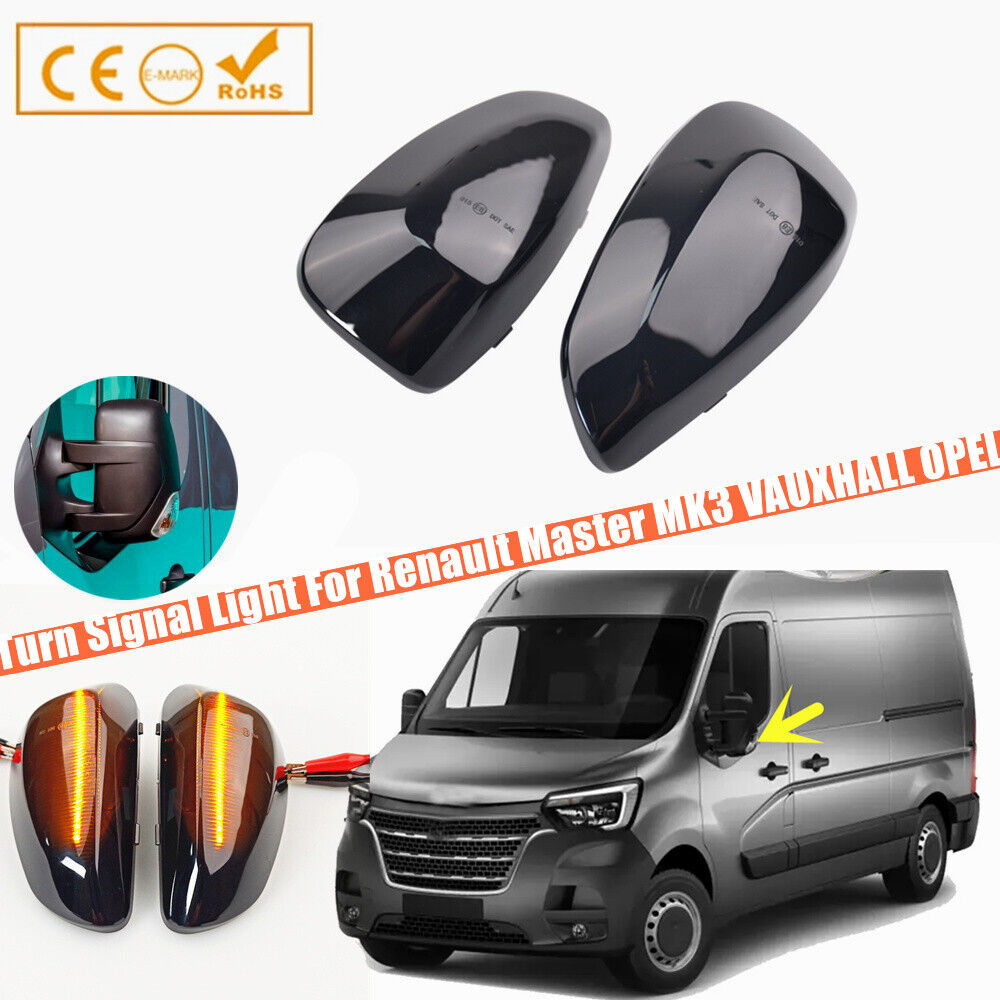 Renault Interstar LED Turn Signal Light with Dynamic Smoke Effect for Cars