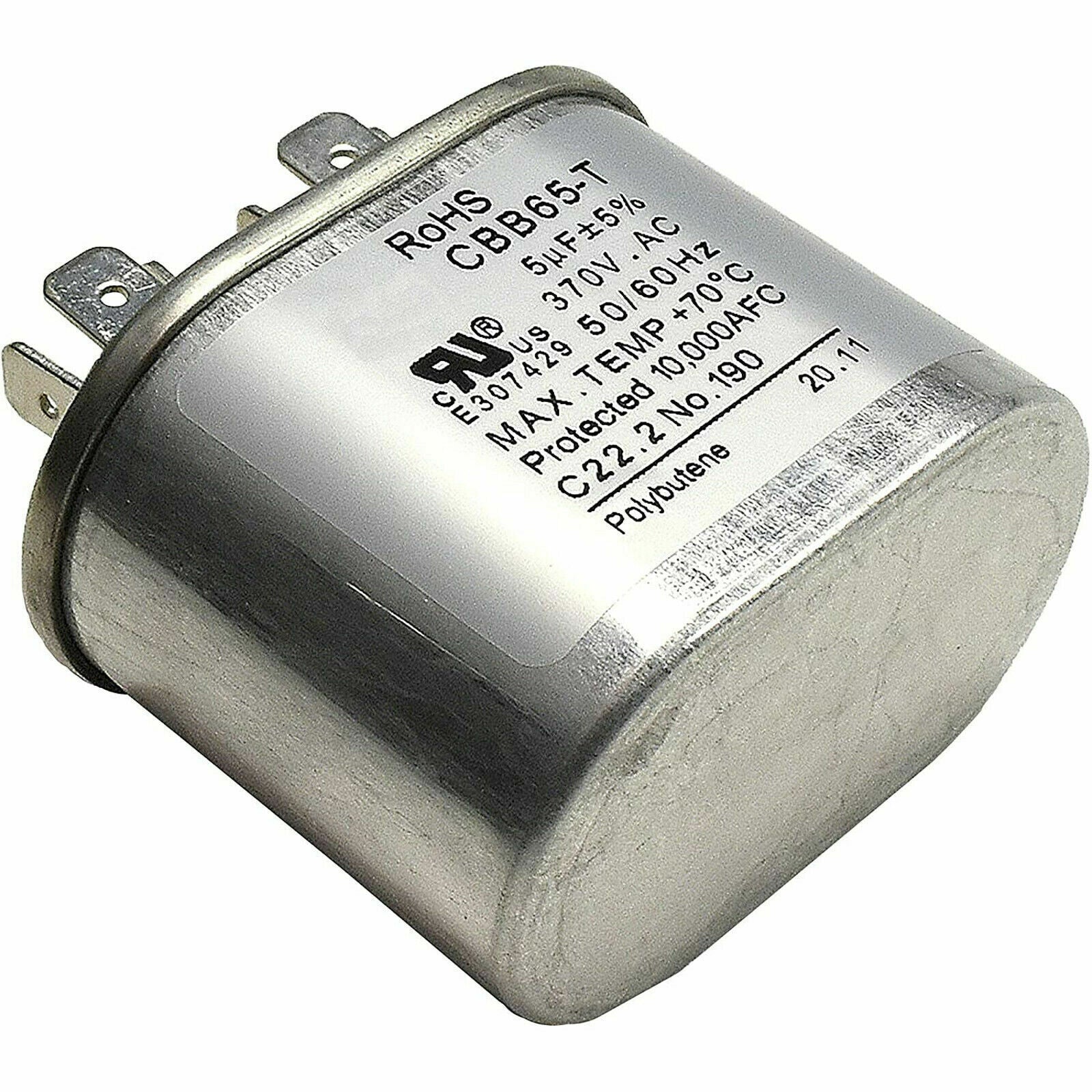 new 5uF 370V Run Capacitor for GE Oval 5 uf MFD 370 Volt 97F5705 Z97F5705 97F95702