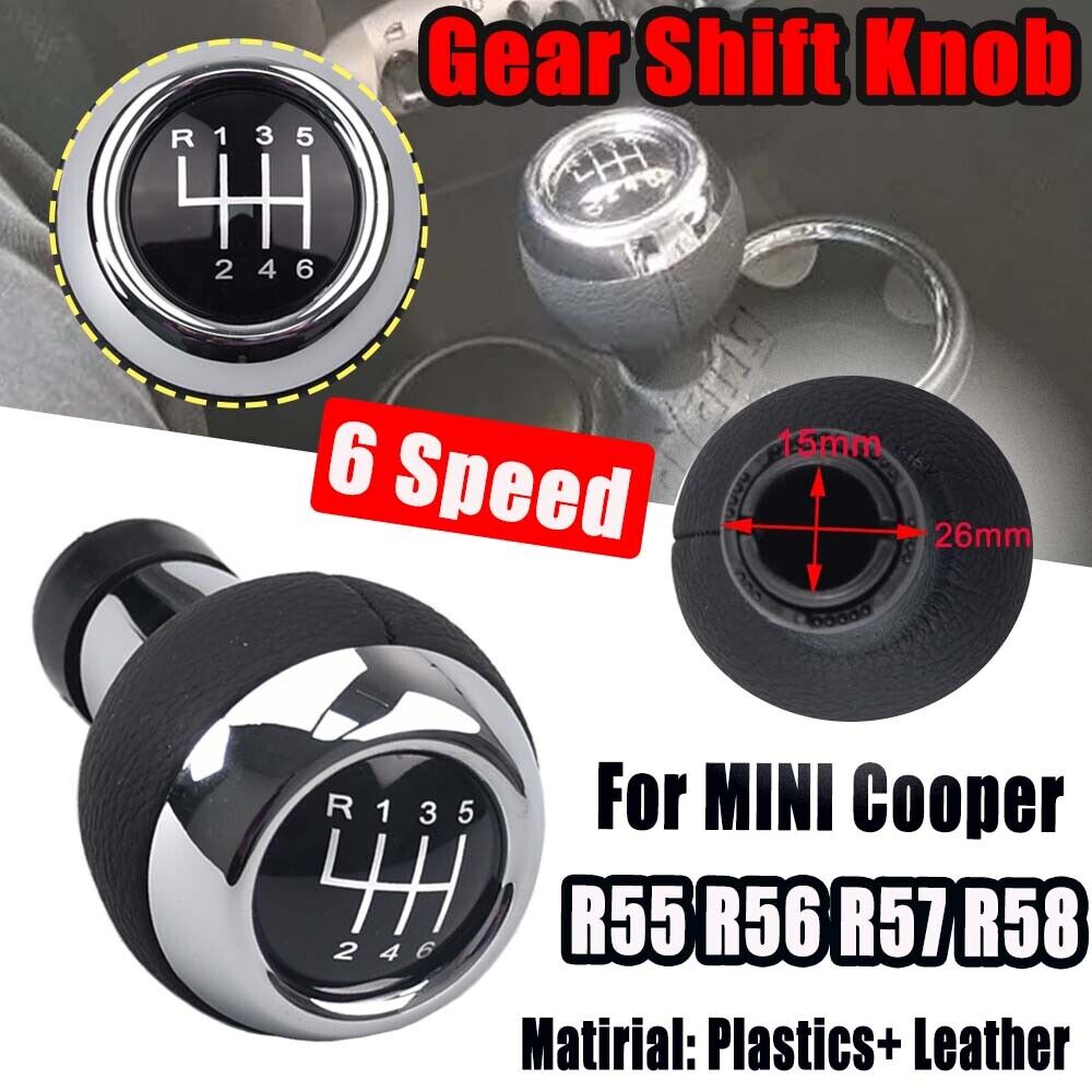 Car Gear Shift Knob For Mini Cooper R55 R56 R57 R58 R59 R60 R61 F57 F56 F55 F54