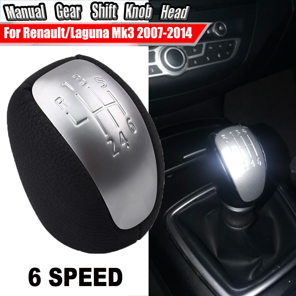 6 Speed Manual Gear Shift Knob for Renault Laguna Mk3 (2007-2014)