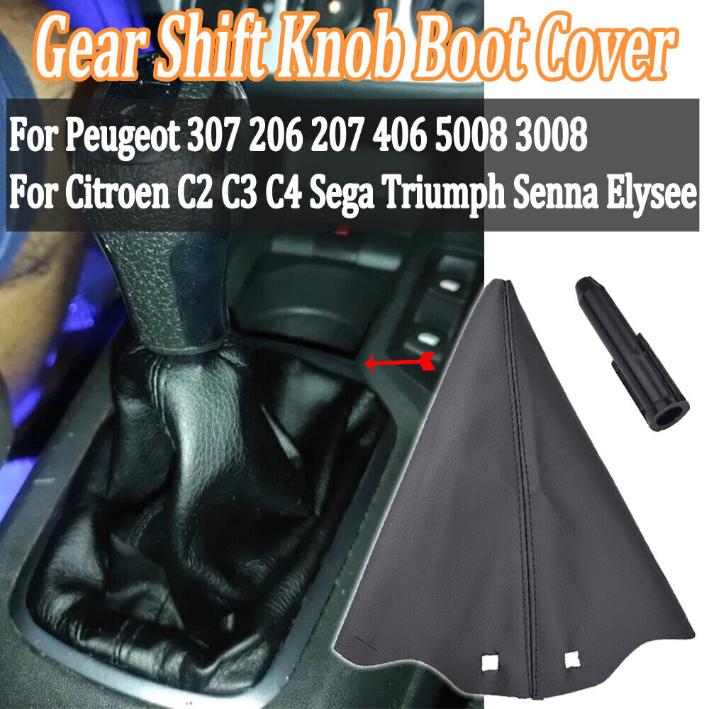 Peugeot 407 Gear Shift Knob Manual Lever Boot Cover