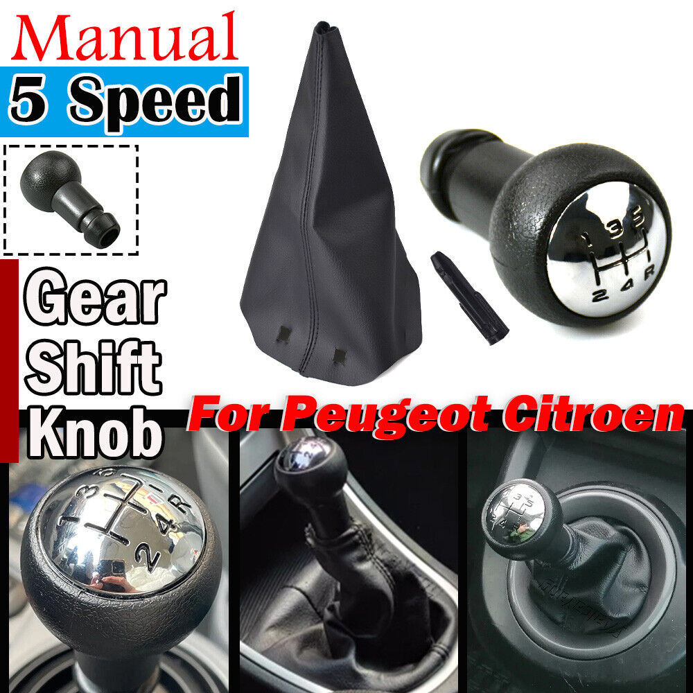 Peugeot 407 Gear Shift Knob Manual Lever Boot Cover