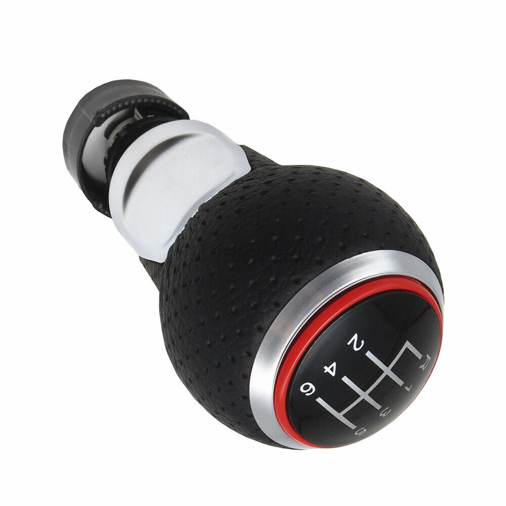 Car Speed Manual Gear Shift Knob For Audi A4 A5 Q5 8R Seat Leon MK1