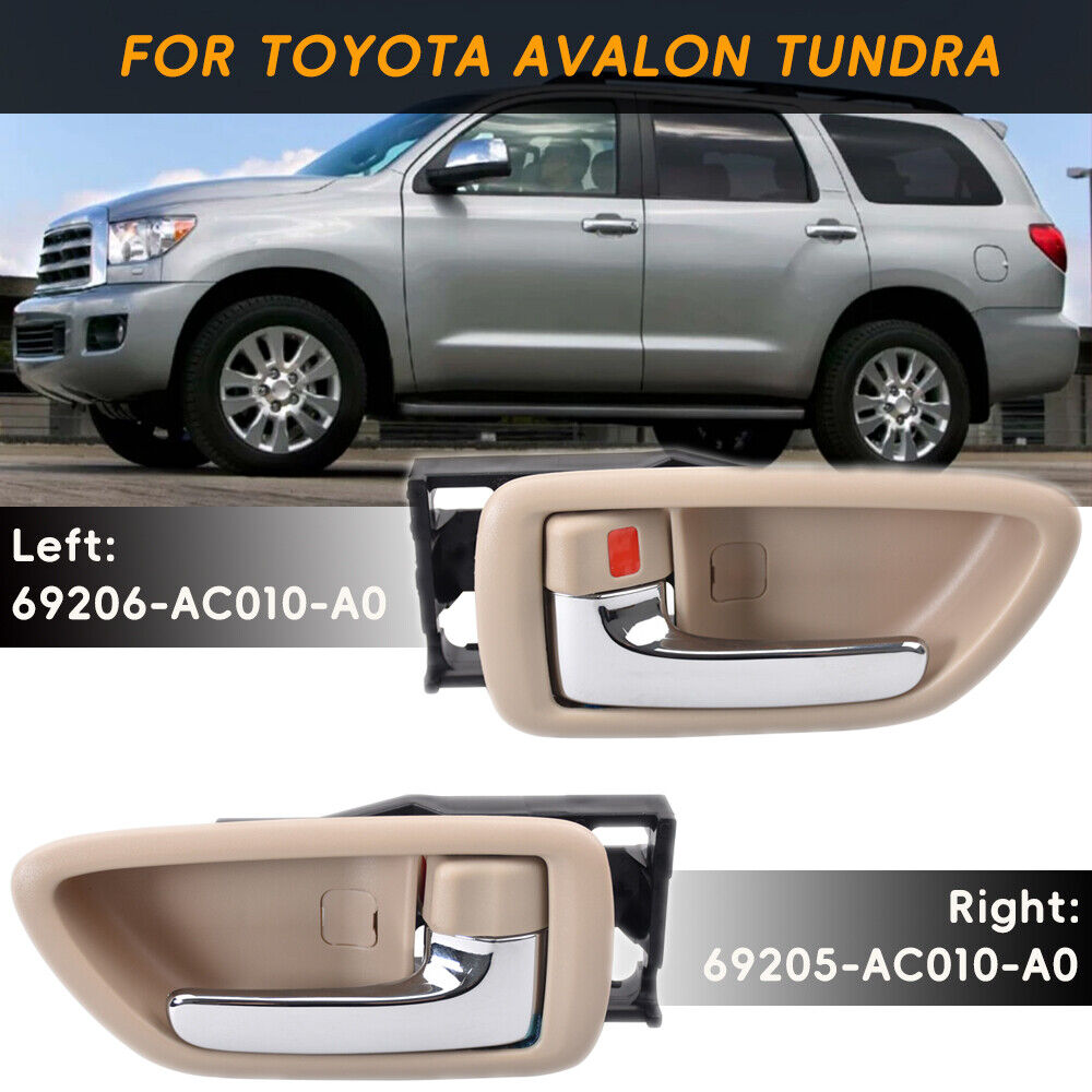 New Beige L&R Door Handle for Toyota Avalon 2000-04 Tundra 2000-06