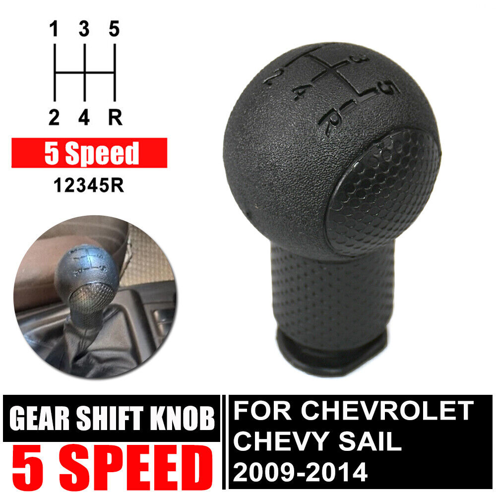 5-Speed Gear Shift Knob Lever Boot Cover for Chevrolet Chevy Sail (2009-2014)