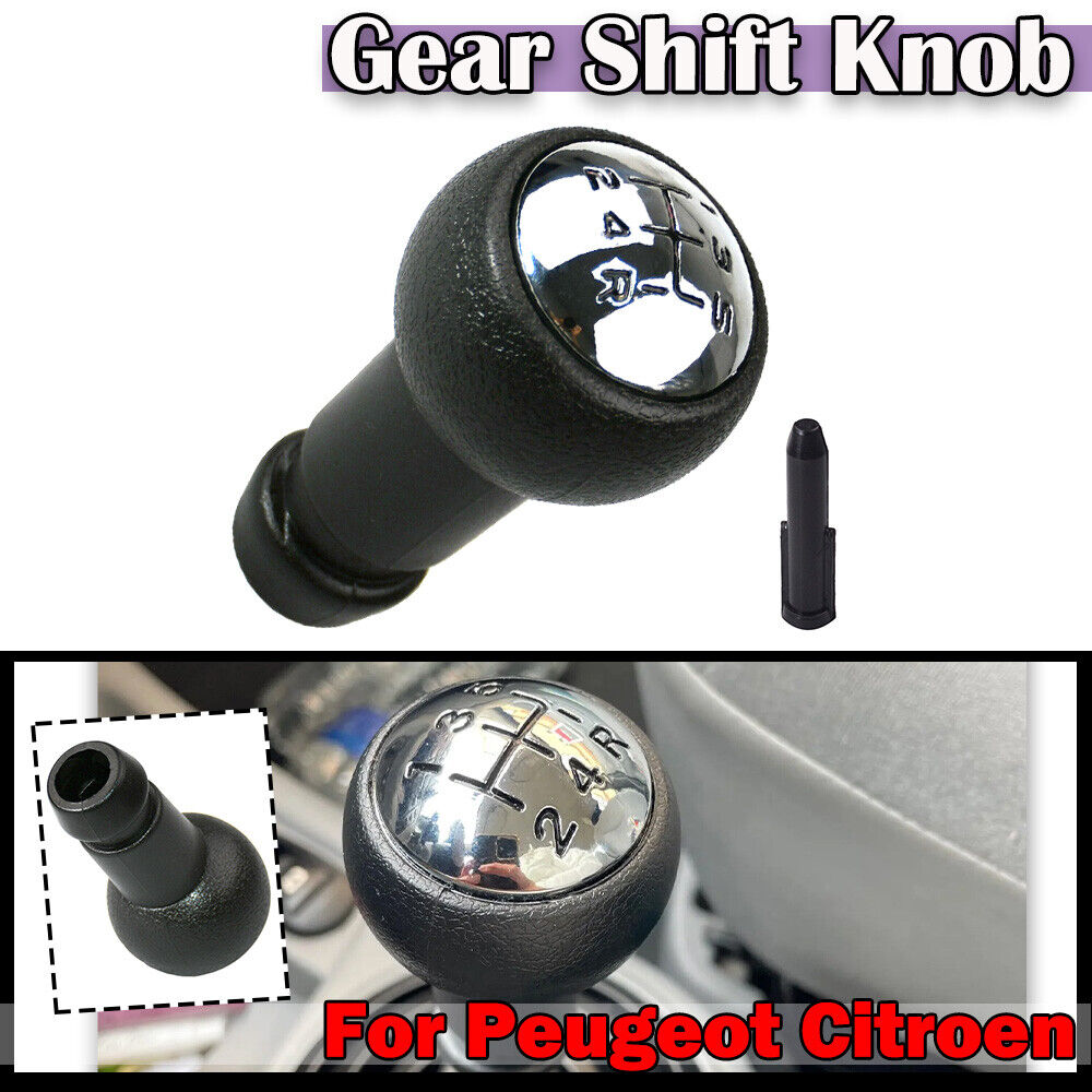 5 Speed Manual Knob+Shifter Boot for Peugeot 106 205 206 306 406