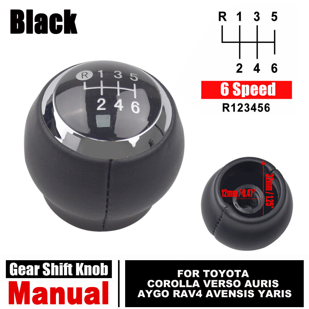 Manual Gear Shift Knob Gaiter Speed Toyota Yaris II 2 MK2 2005-2011