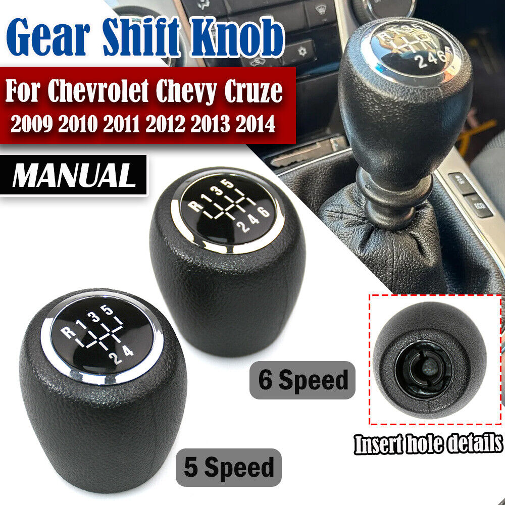 5-6 Speed Car Gear Shift Knob Boot Cover for Chevrolet Cruze (2008-2014)