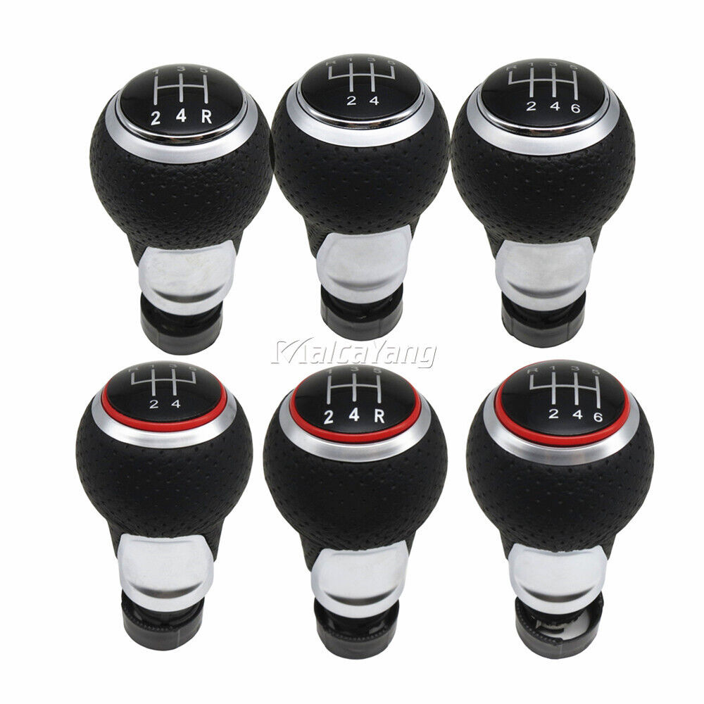 Car Speed Manual Gear Shift Knob For Audi A4 A5 Q5 8R Seat Leon MK1