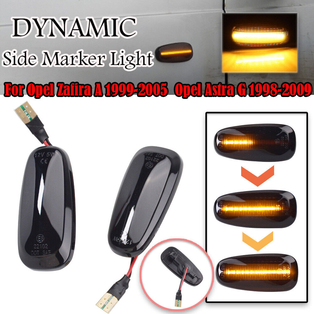 new Dynamic LED Side Marker Light for Opel Zafira & Astra G (1998-2009)