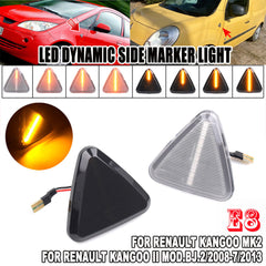 New Left & Right Side Indicator Bumper Lights For 2008-2013 RENAULT KANGOO II Mod.Bj