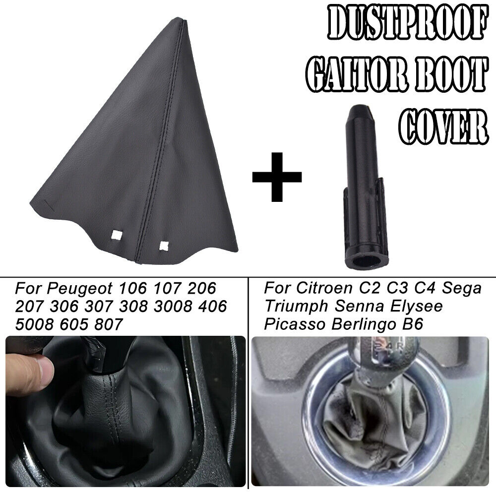 Peugeot 407 Gear Shift Knob Manual Lever Boot Cover