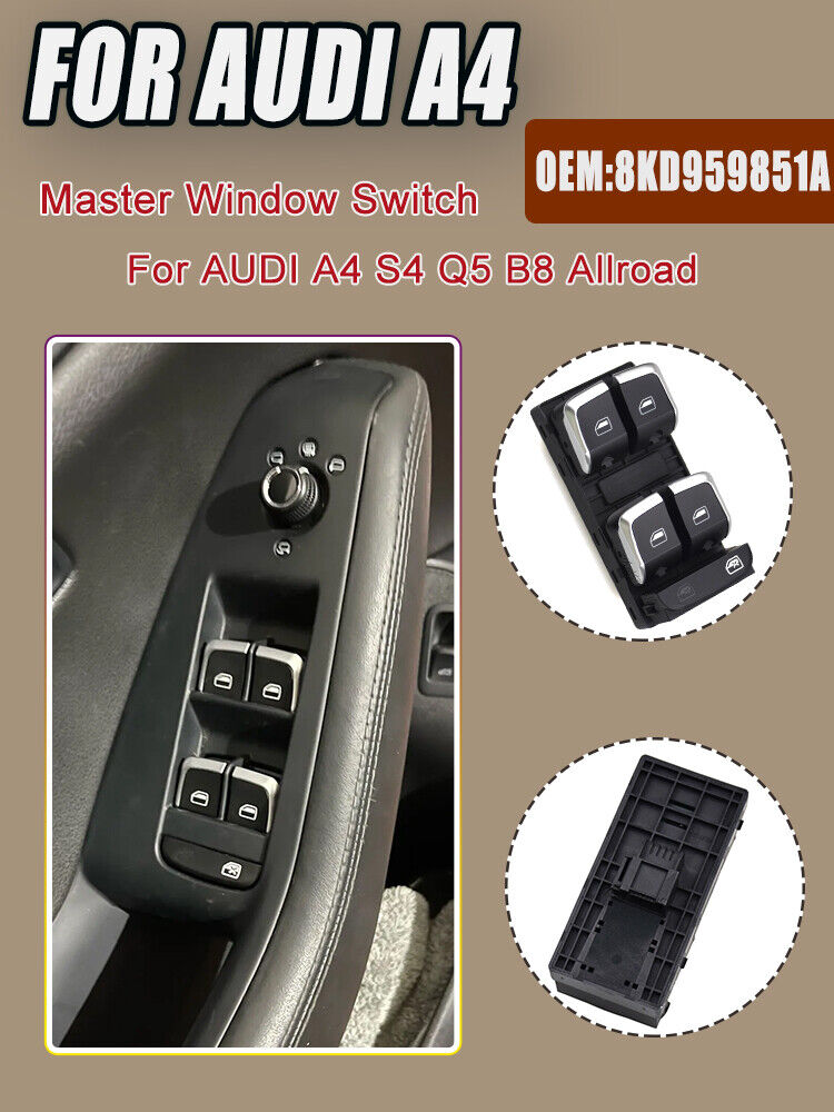 Audi A5 8KD959851A Power Window Switch 2008-2011