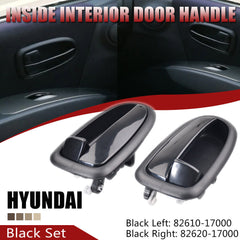 new Car Interior Side Black L＆R Door Handle For Hyundai Matrix Lavita 2001-2010