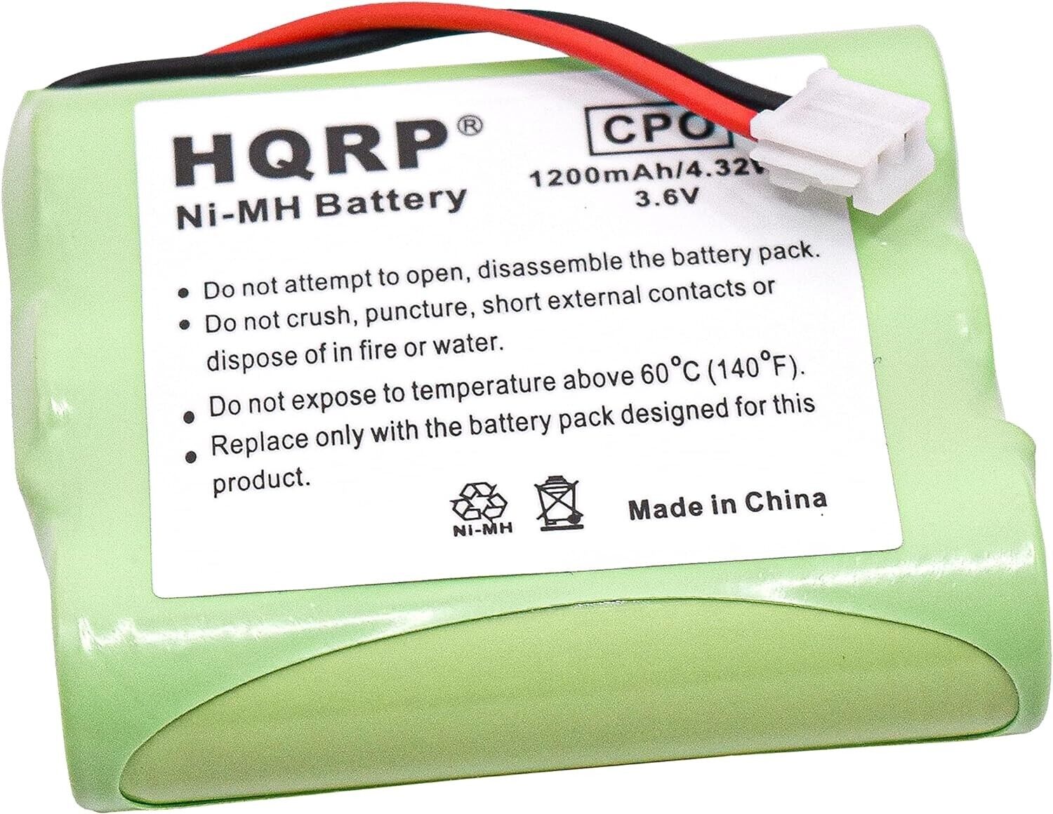new Battery Replacement for General Electric GE 5-2459 52459, GE 5-2548 52548