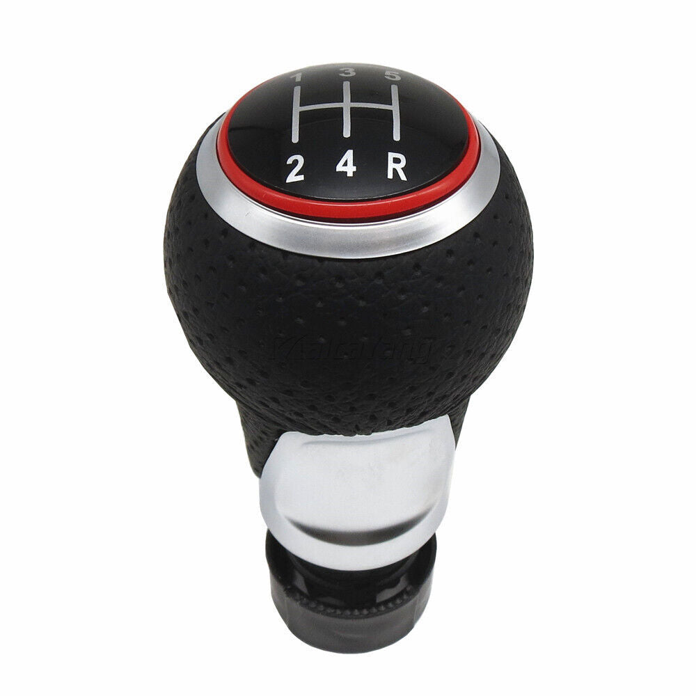 Car Speed Manual Gear Shift Knob For Audi A4 A5 Q5 8R Seat Leon MK1