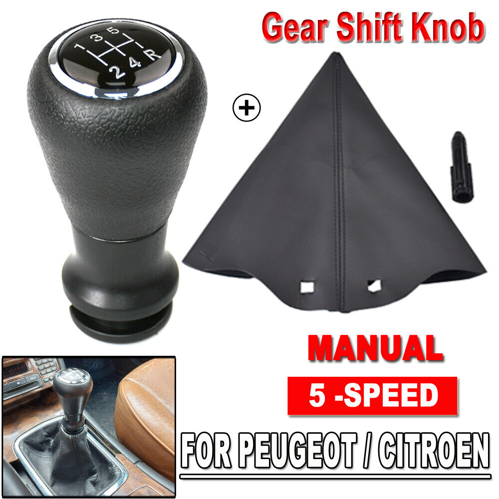 Peugeot 407 Gear Shift Knob Manual Lever Boot Cover